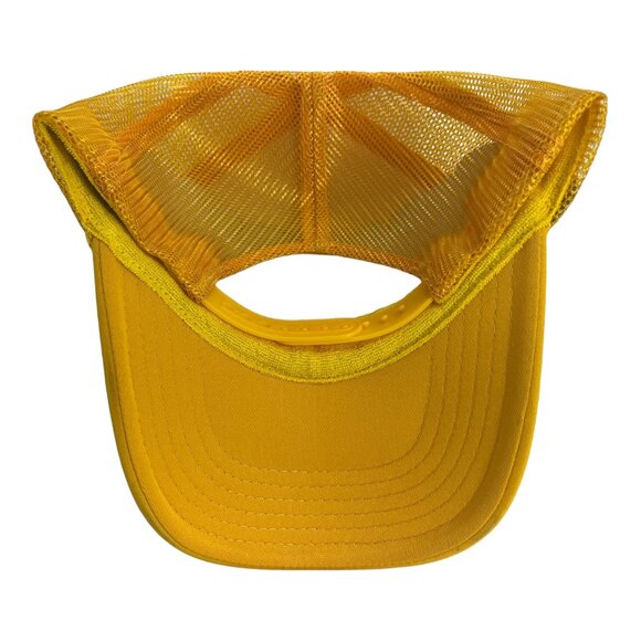 NEW VINTAGE STYLE CHEVROLET TRUCKS LOGO YELLOW TRUCKER HAT ADULT TRENDY RAC… - Picture 3 of 3